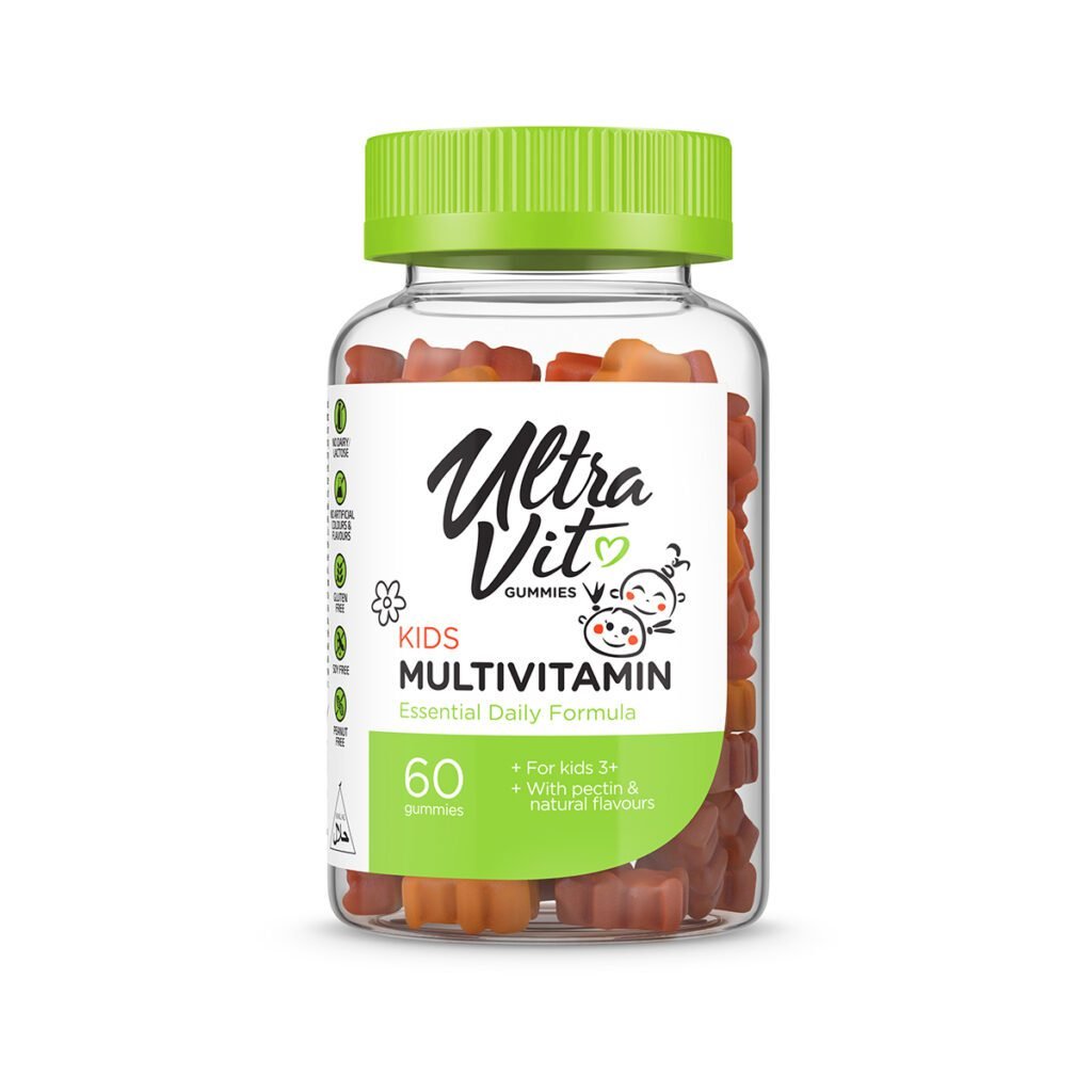 ULTRAVIT multivitaminai guminukai vaikams, 60 gum.