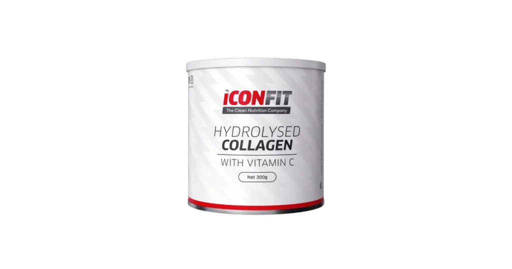 ICONFIT Collagen + Vitaminas C 300g (Hidrolizuotas Kolagenas)