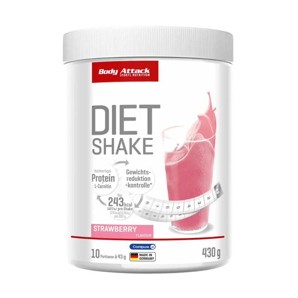 Body Attack Diet Shake - 430 g lieknėjimo kokteilis