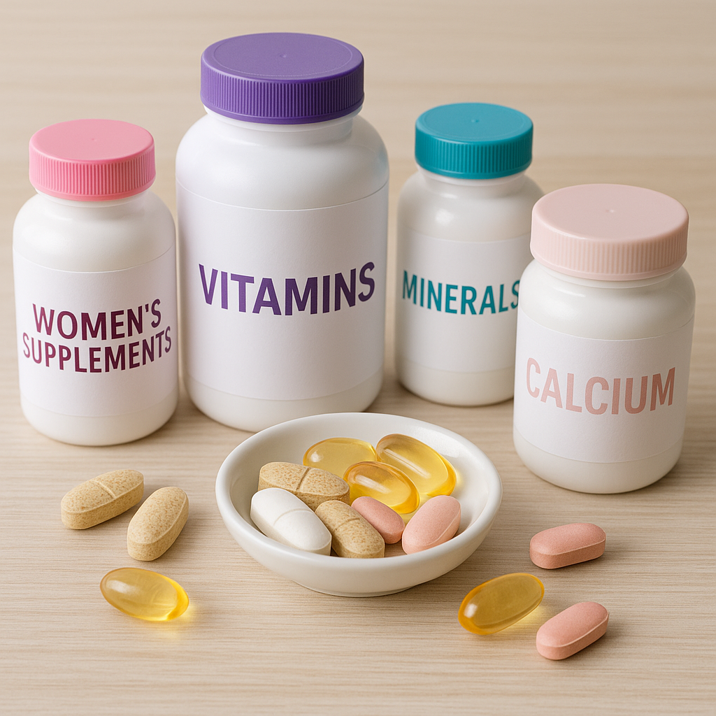 Maisto papildai moterims