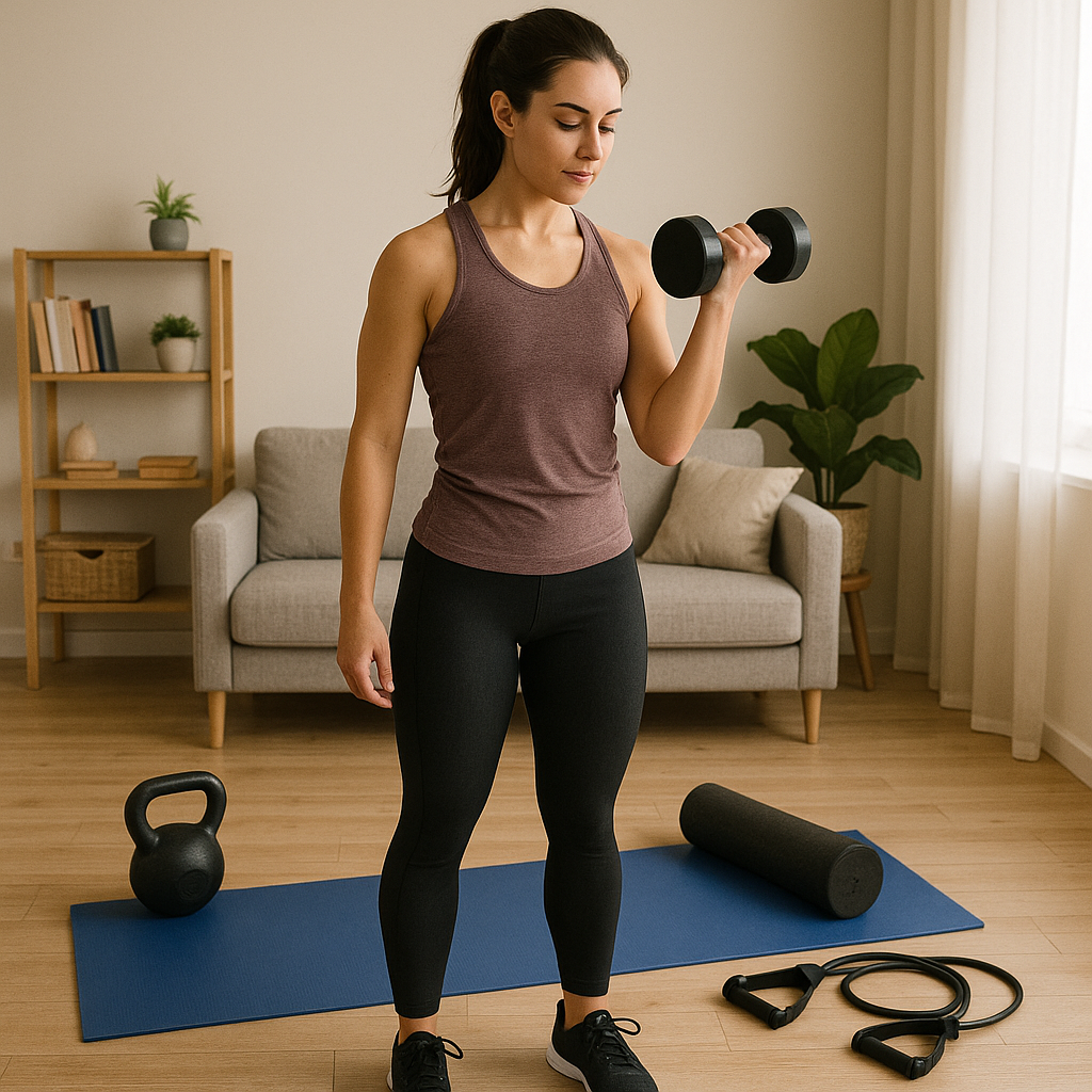 Sportas namuose: efektyviausios treniruotės be įrangos