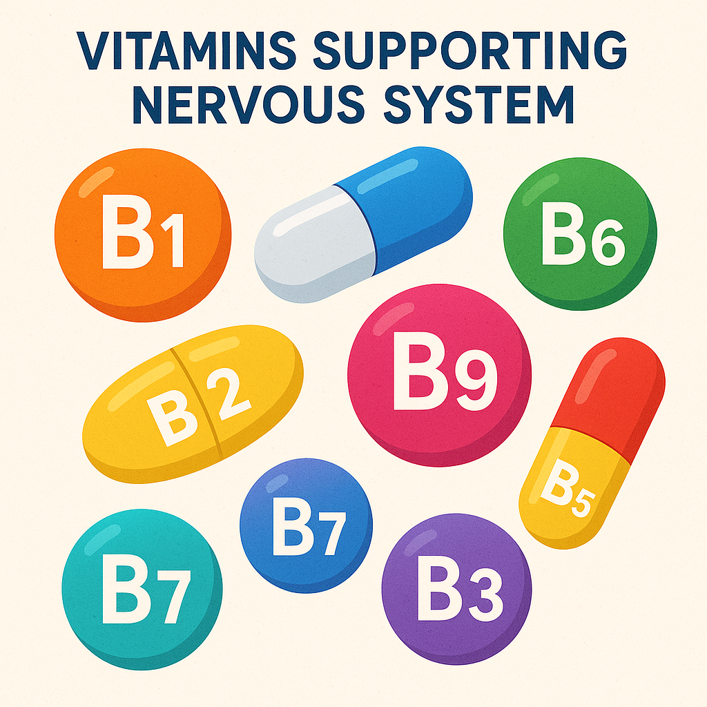Geriausi vitaminai nervų sistemai
