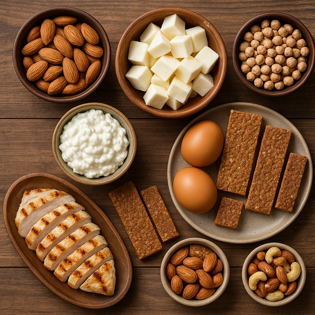 Greiti baltyminiai užkandžiai vakarui ar išvykai