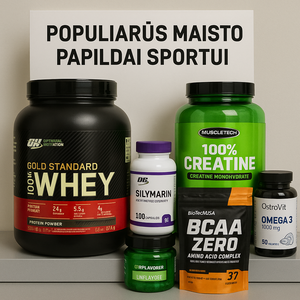 10 populiariausių papildų sportui Lietuvoje