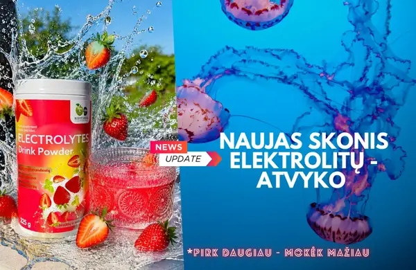 elektrolitai be cukraus
